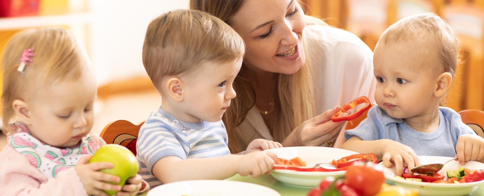 Only the best, most fresh ingredients are used in children's meals and snacks.