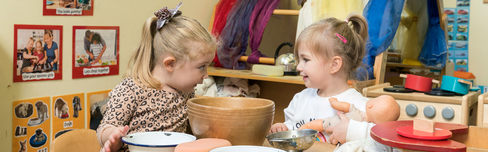 Apply for a Childcare Place for your Child at Little Acorns Nursery, Padiham.