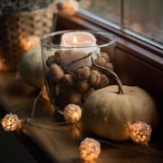 Hygge is associated with nature, natural objects and materials.