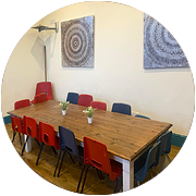 The new dining space is designed to recreate family meals at home. The new dining space is designed to recreate family meals at home.