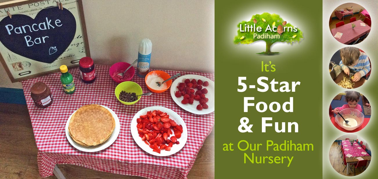 It’s 5-Star Food & Fun at Little Acorns Nursery in Padiham