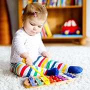 It's never too early for little ones to start playing a musical instrument. It's never too early for little ones to start playing a musical instrument.