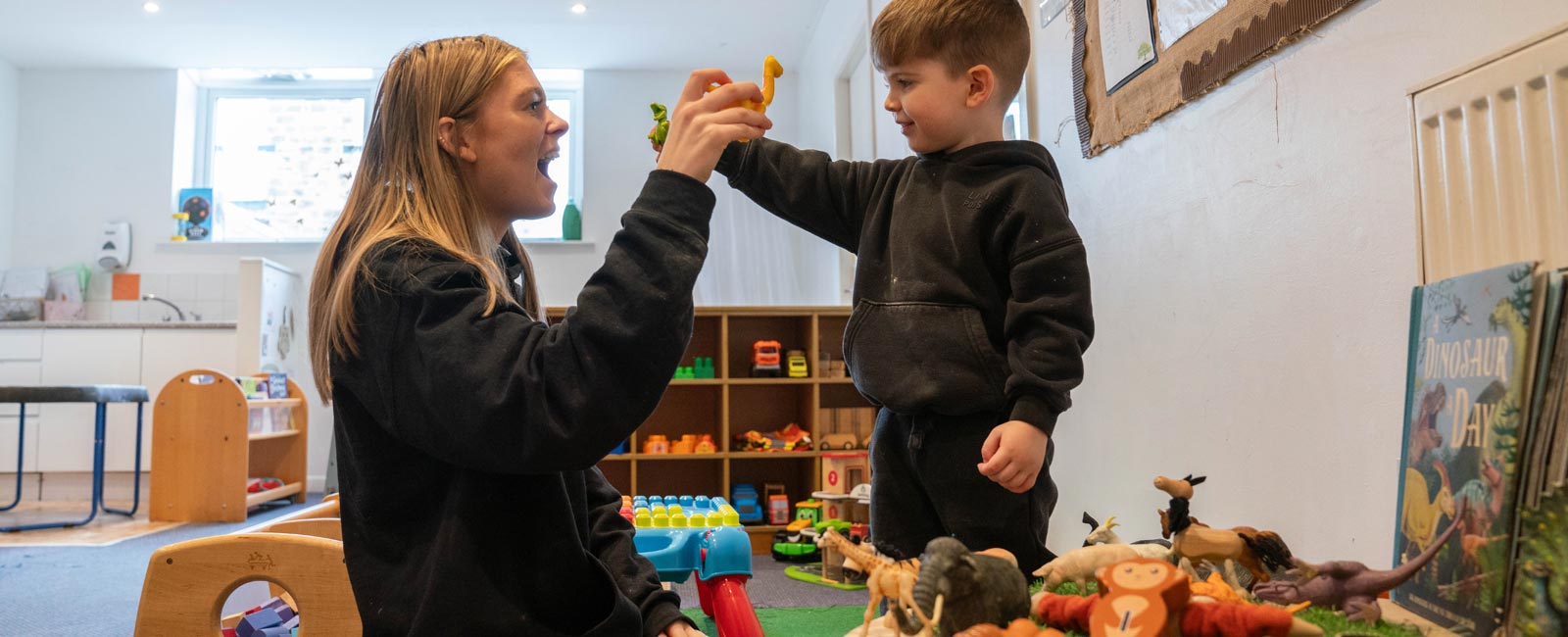 Each age group has their own specific equipment, facilities, curriculum and areas within the nursery/pre-school. Each age group has their own specific equipment, facilities, curriculum and areas within the nursery/pre-school.