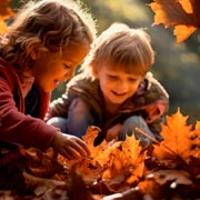 Children under five will enjoy the simple activity of discovering leaves of different colours, shapes, and sizes — many are beautiful and incredibly intricate. Children under five will enjoy the simple activity of discovering leaves of different colours, shapes, and sizes — many are beautiful and incredibly intricate.
