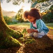 The natural world offers endless opportunities for children to experience wonder.
